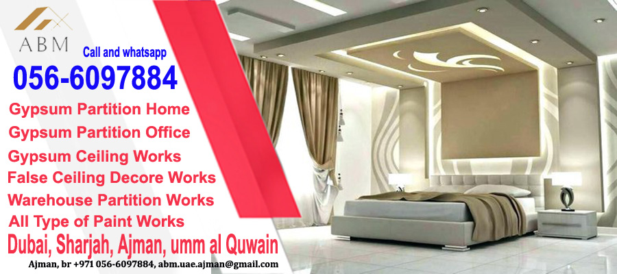 Gypsum Partition Works Company Dubai Uae