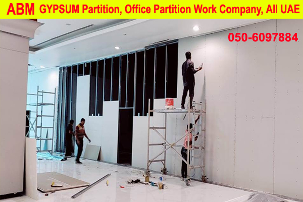 Ajman Gypsum Partition Works Company Uae in Dubai