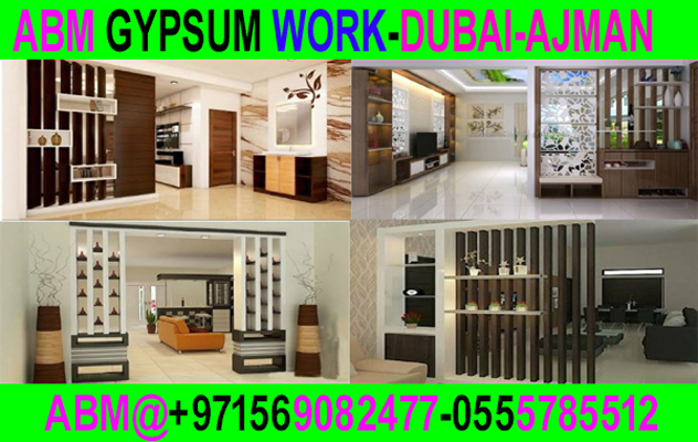 Office Gypsum Wall Partition And Painting Ajman Dubai Sharjah