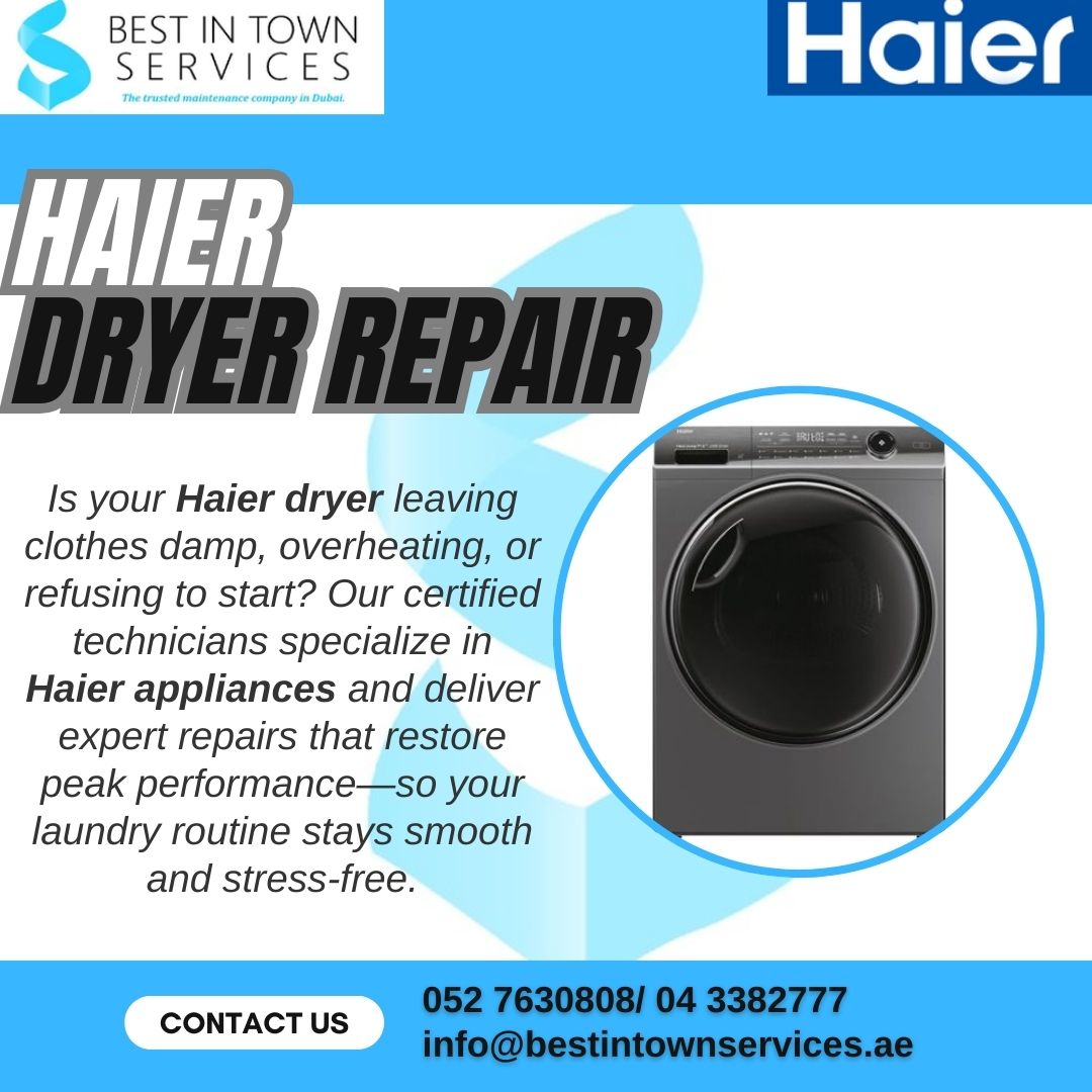 Haier Dryer Repair Services in Dubai