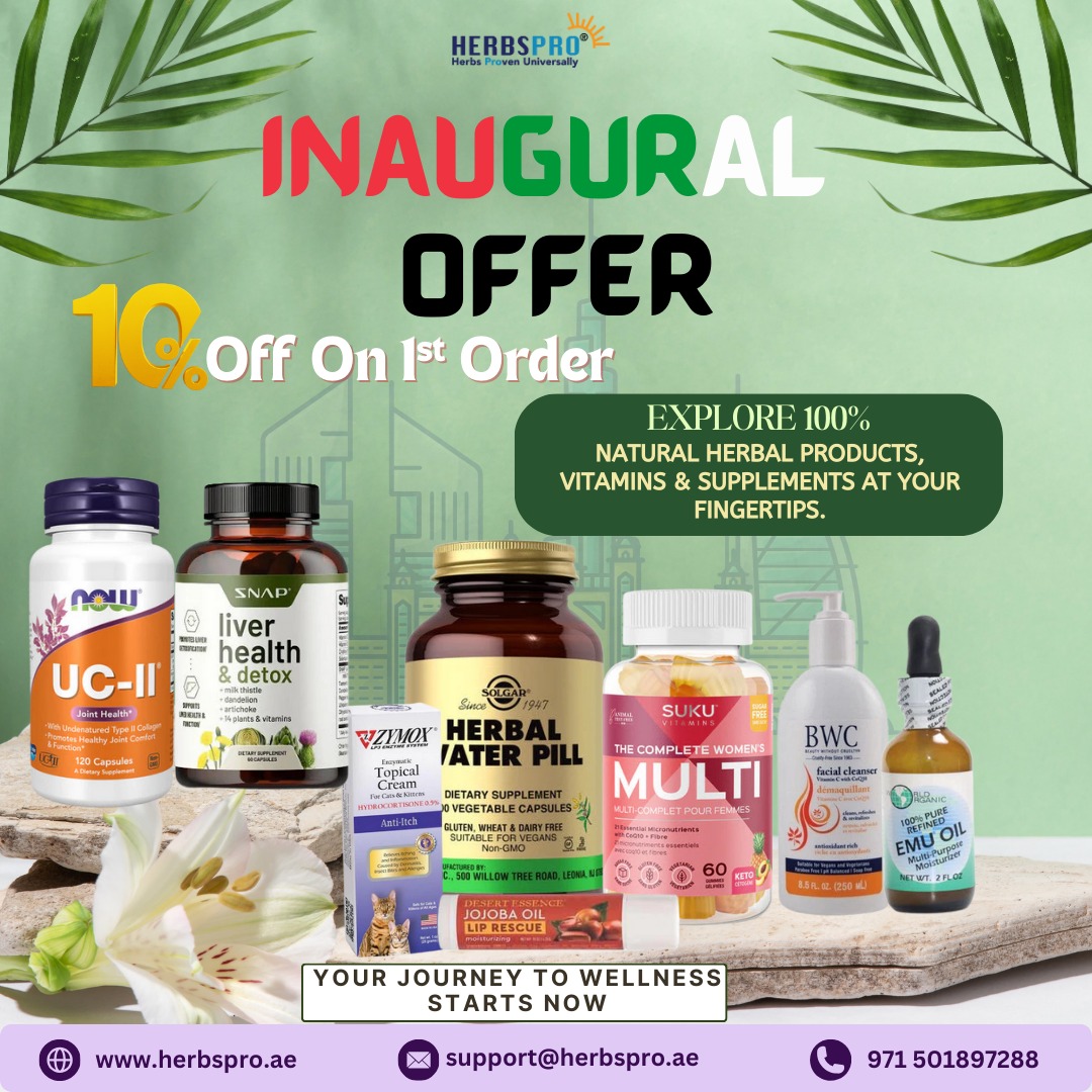 Explore Trusted Vitamins And Organic Products At Herbspro Ae