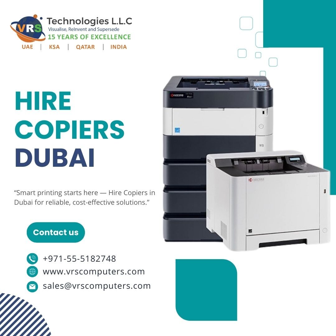 Dubai Copier Hire Short And Long Term Rentals Available