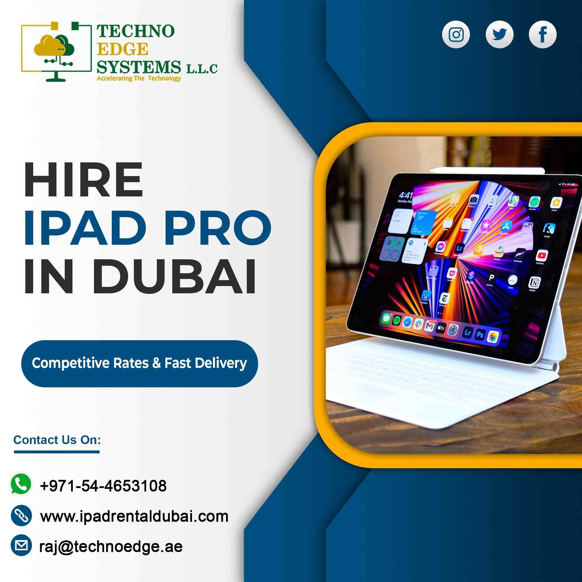 Hire Ipad Pro For Events In Dubai