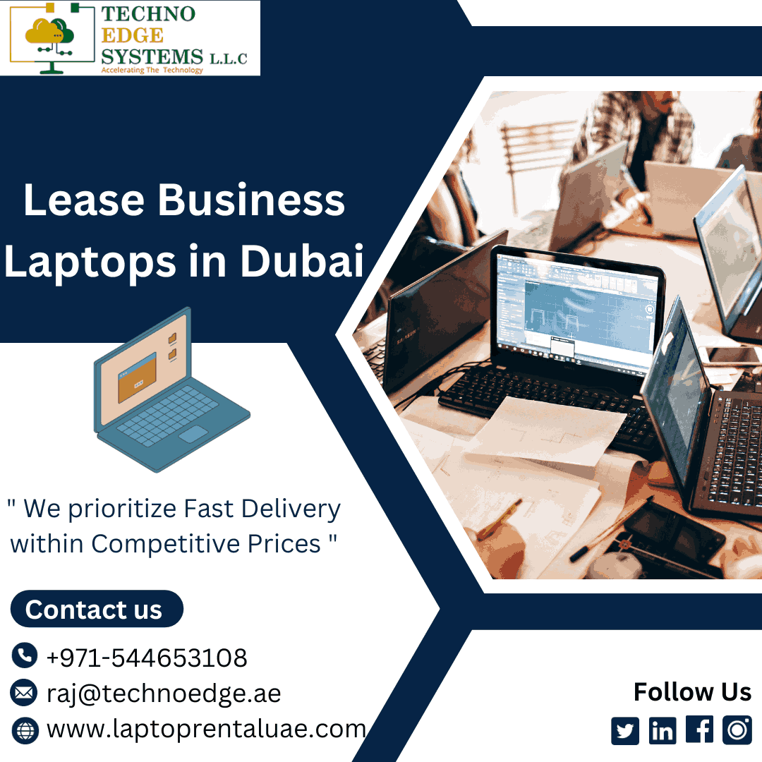 Get Laptops For Rent In Dubai From The Best Providers