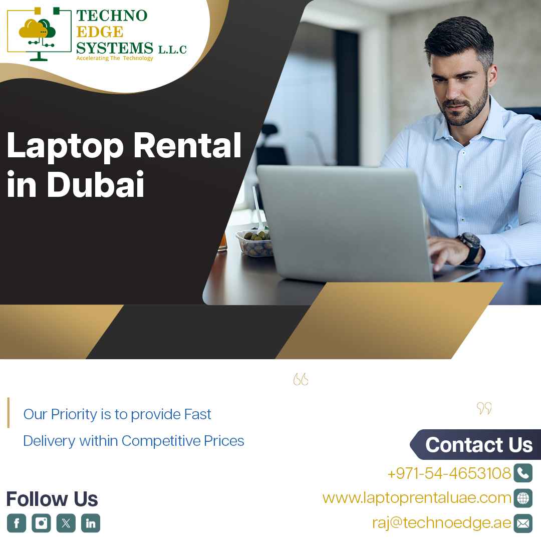 Laptop Rental Dubai Your Tech Partner For Business And Events