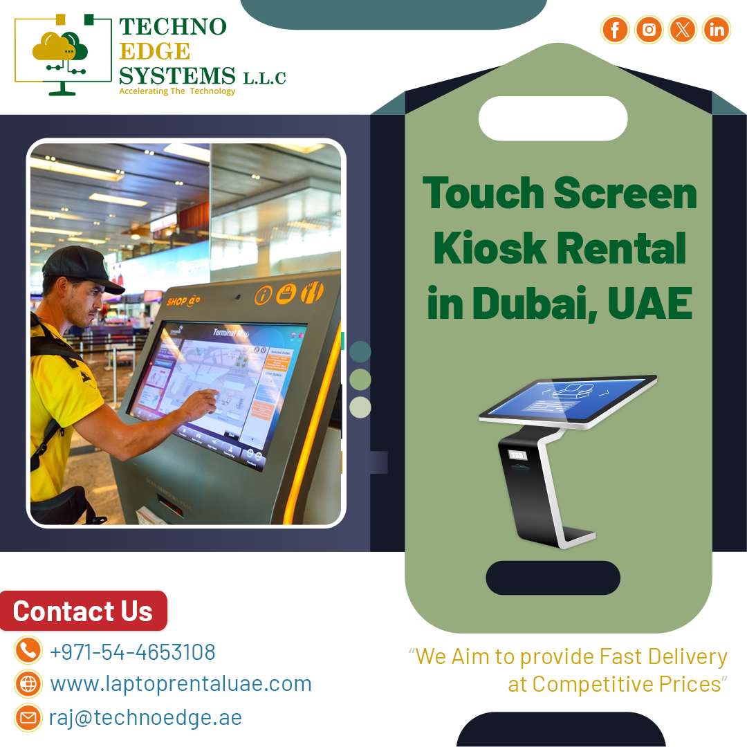 Touch Screen Rentals Are The Best Choice For Professional Events In Dubai, Uae