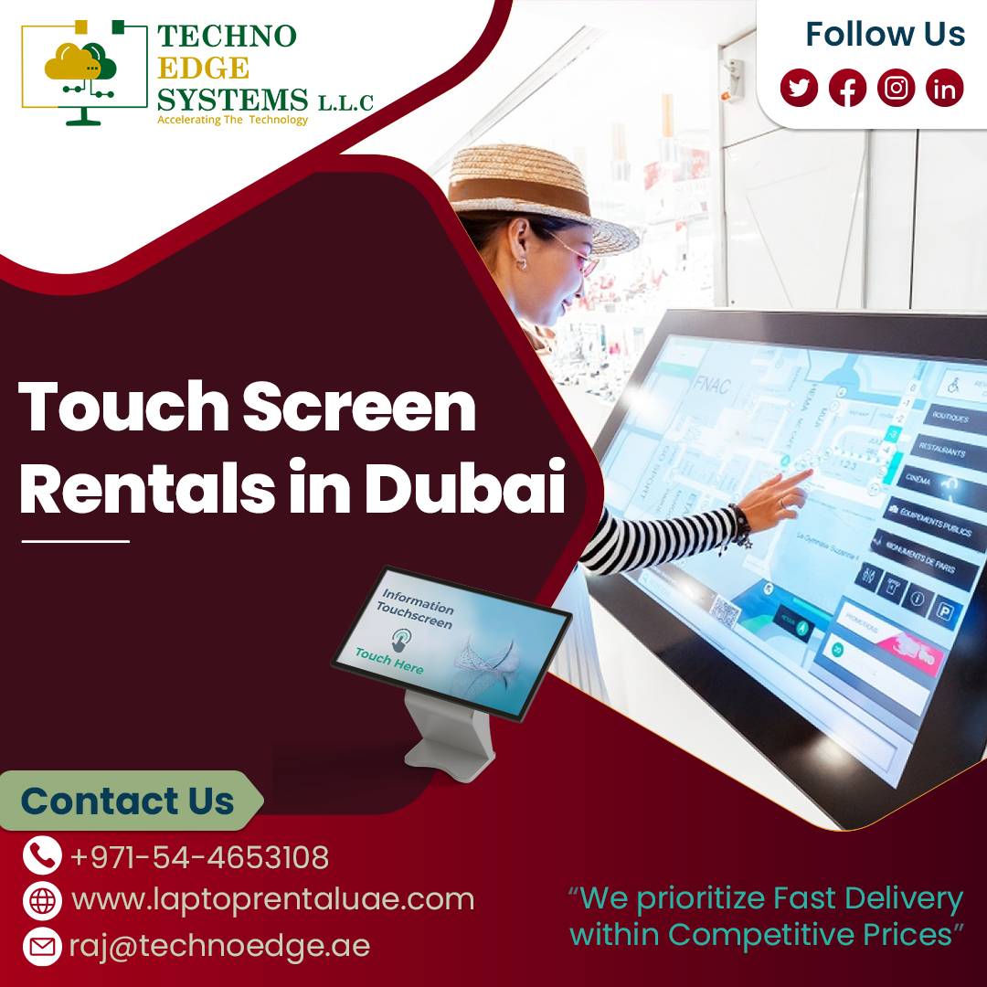 Led Touch Screen Rentals Are Beneficial For Events