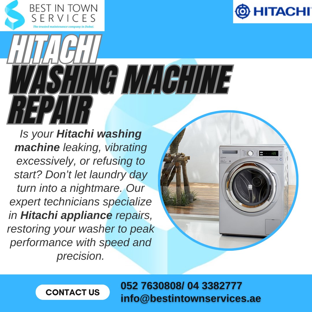 Hitachi Washing Machine Repair Services in Dubai