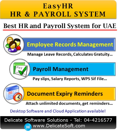 Hr And Payroll Software For Uae in Dubai