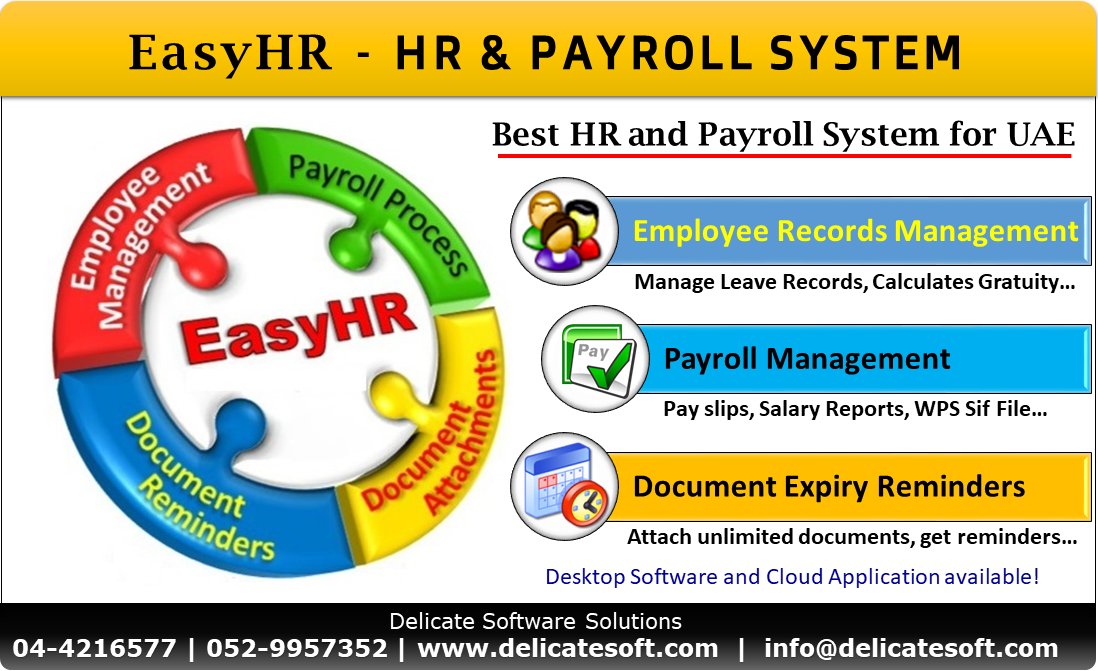 Payroll System With Gratuity Calculator And Wps Sif File