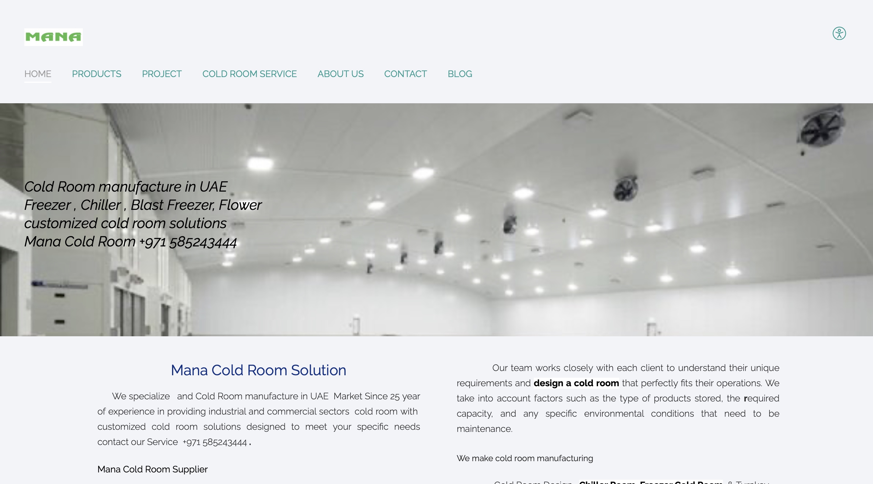 Cold Room Supplier Cold Room Manufacture Fower Cold Room