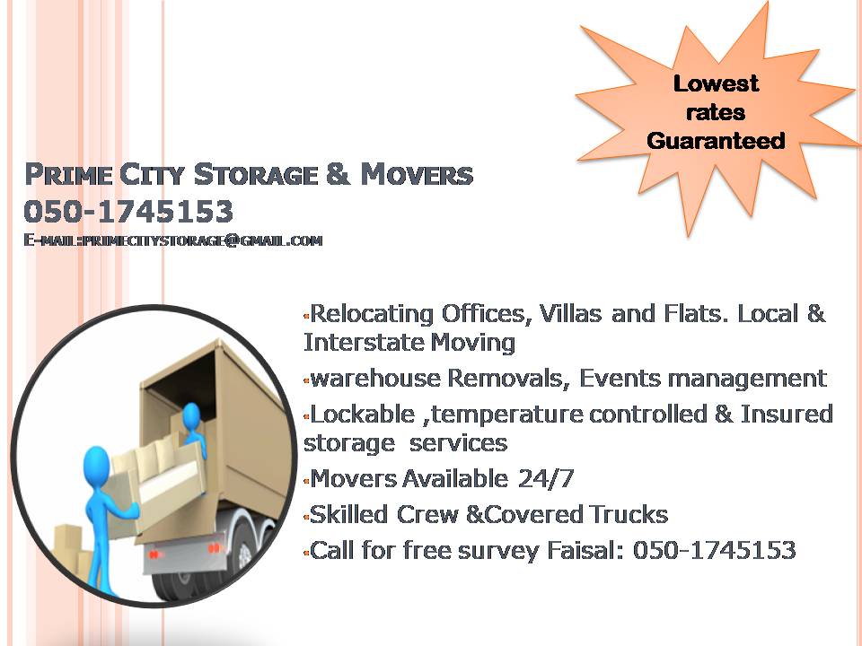 Storage And Moving Services in Dubai