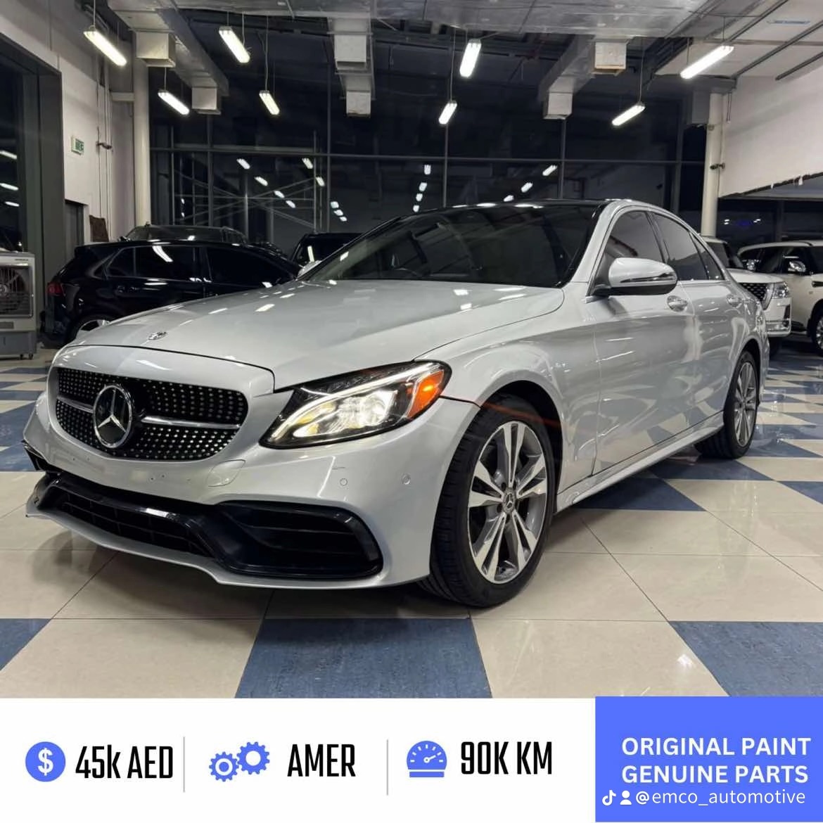 Mercedes C300 2017 for Sale in Dubai