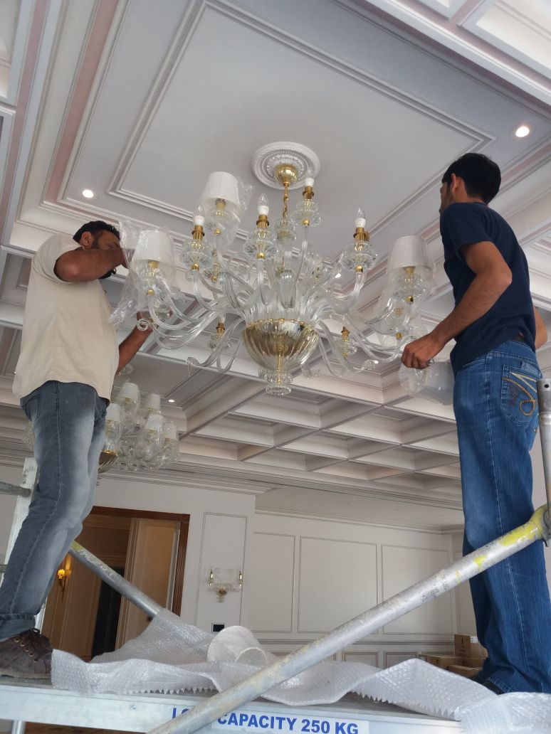 Call Us 0525868078 For Professional Chandelier Installation, Cleaning, Services