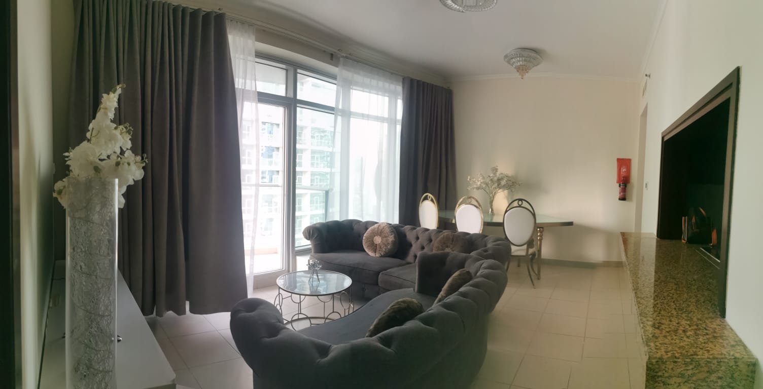 Burj Views 1 BR Apartment  With Balcony For Rent On The High Floor