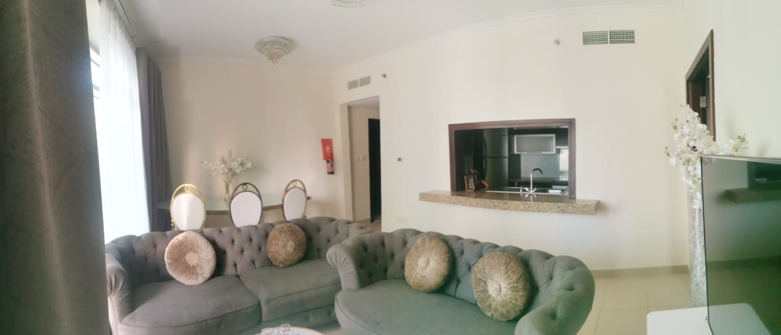 Burj Views 1 BR Apartment  With Balcony For Rent On The High Floor