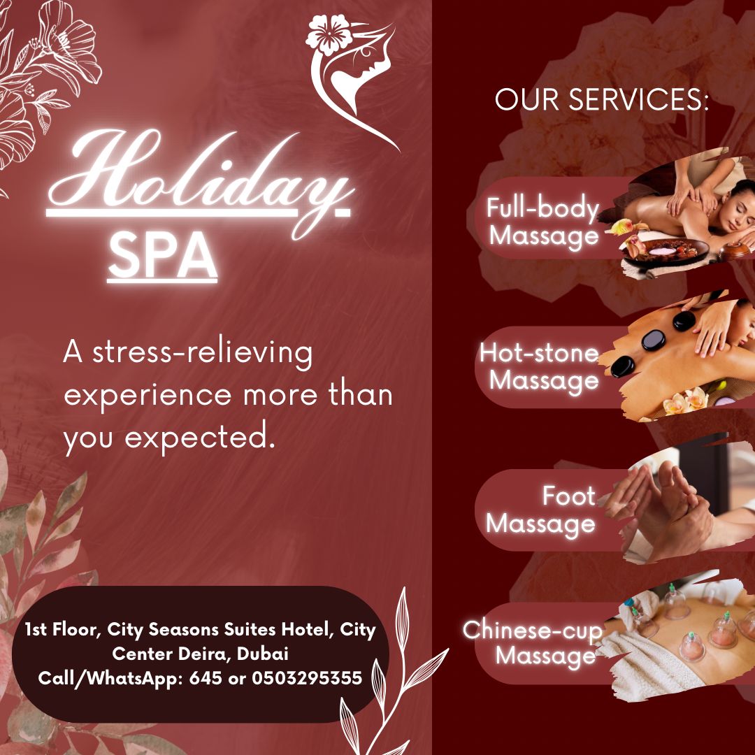 Holiday Spa And Massage in Dubai