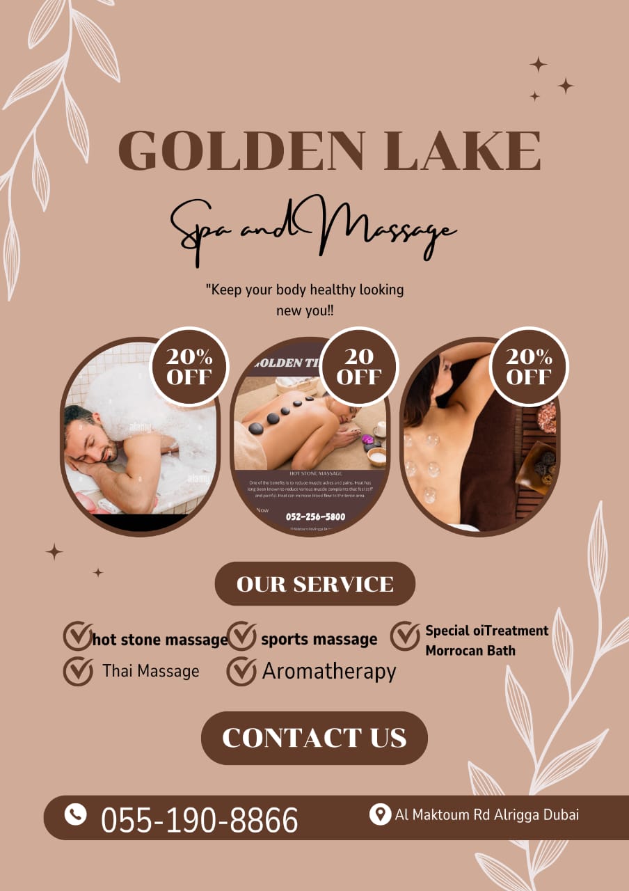 Golden Lake Spa Massage in Dubai