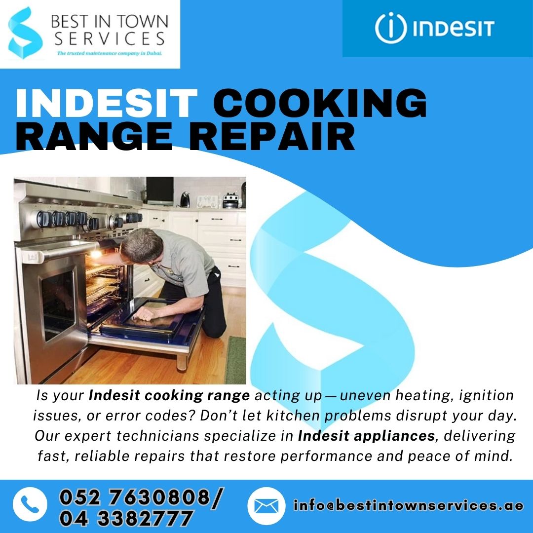 Indesit Coking Range Repair Services in Dubai