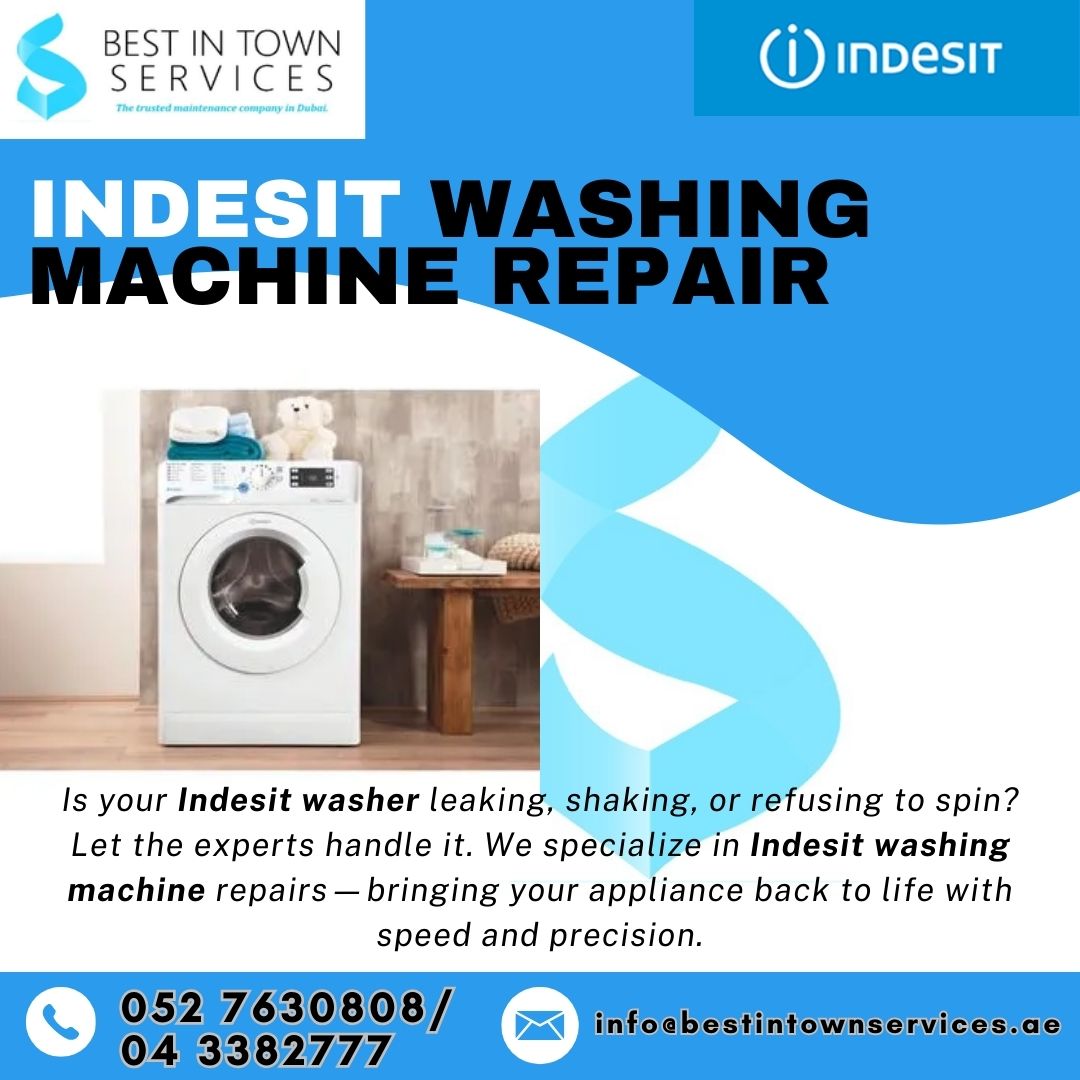 Indesit Washing Machine Repair Services in Dubai