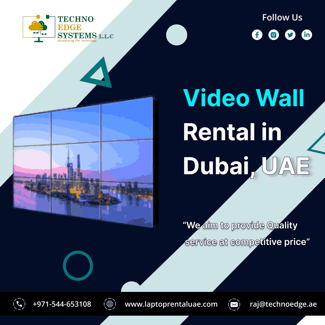 Led Video Wall Rental For Business Events In Dubai, Uae
