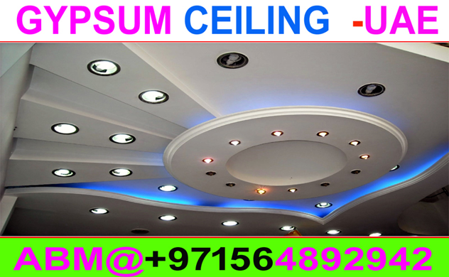 Gypsum Ceiling Installation Contractor Ajman Dubai Sharjah