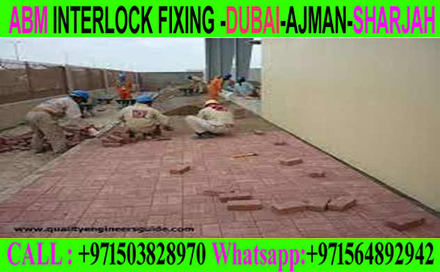 Paving Interlock Fixing Applicator Ajman Sharjah Dubai