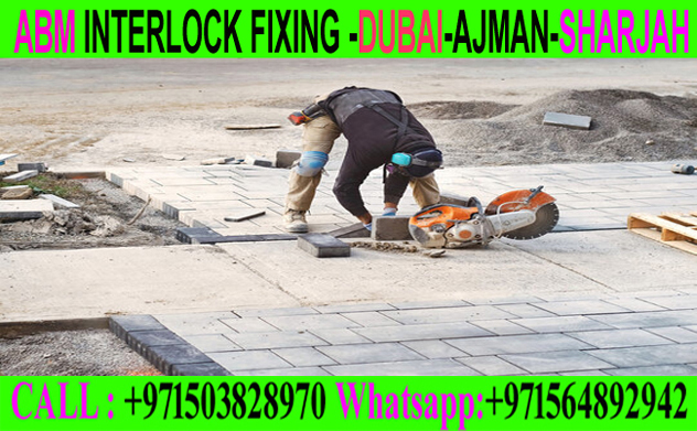 Paving Interlock Fixing Applicator Ajman Sharjah Dubai