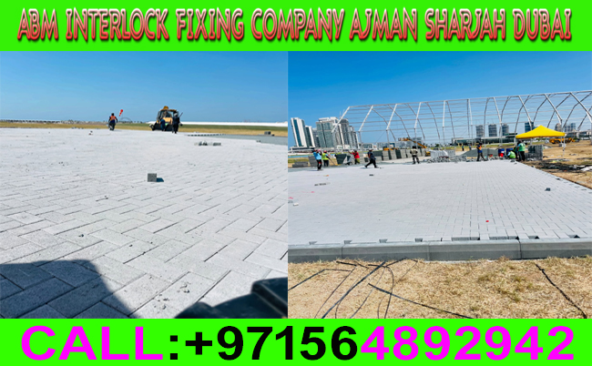 Paving Interlock Fixing Applicator Ajman Sharjah Dubai