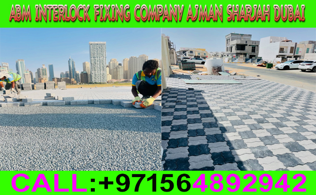 Paving Interlock Fixing Applicator Ajman Sharjah Dubai