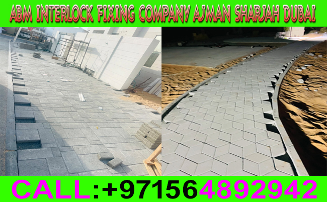 Paving Interlock Fixing Applicator Ajman Sharjah Dubai