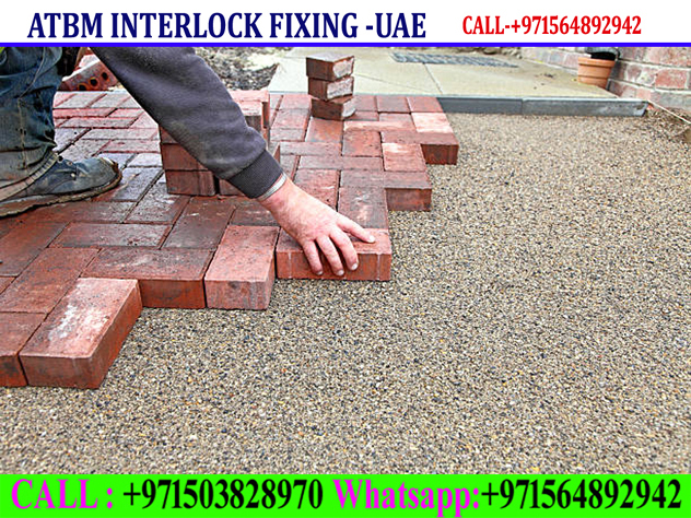 Paving Interlock Fixing Applicator Ajman Sharjah Dubai