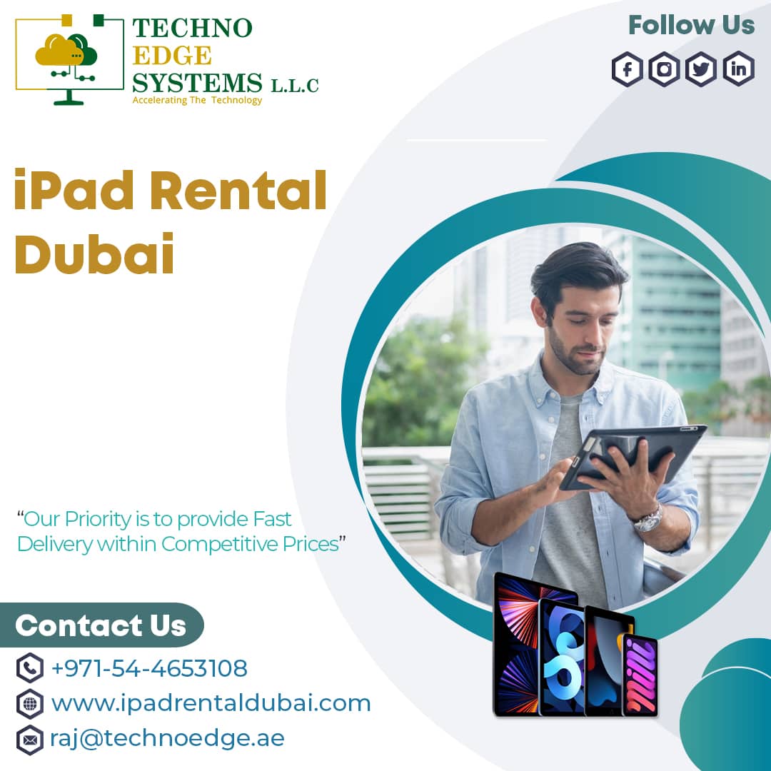 What To Expect From The Ipad Rental Services In Dubai