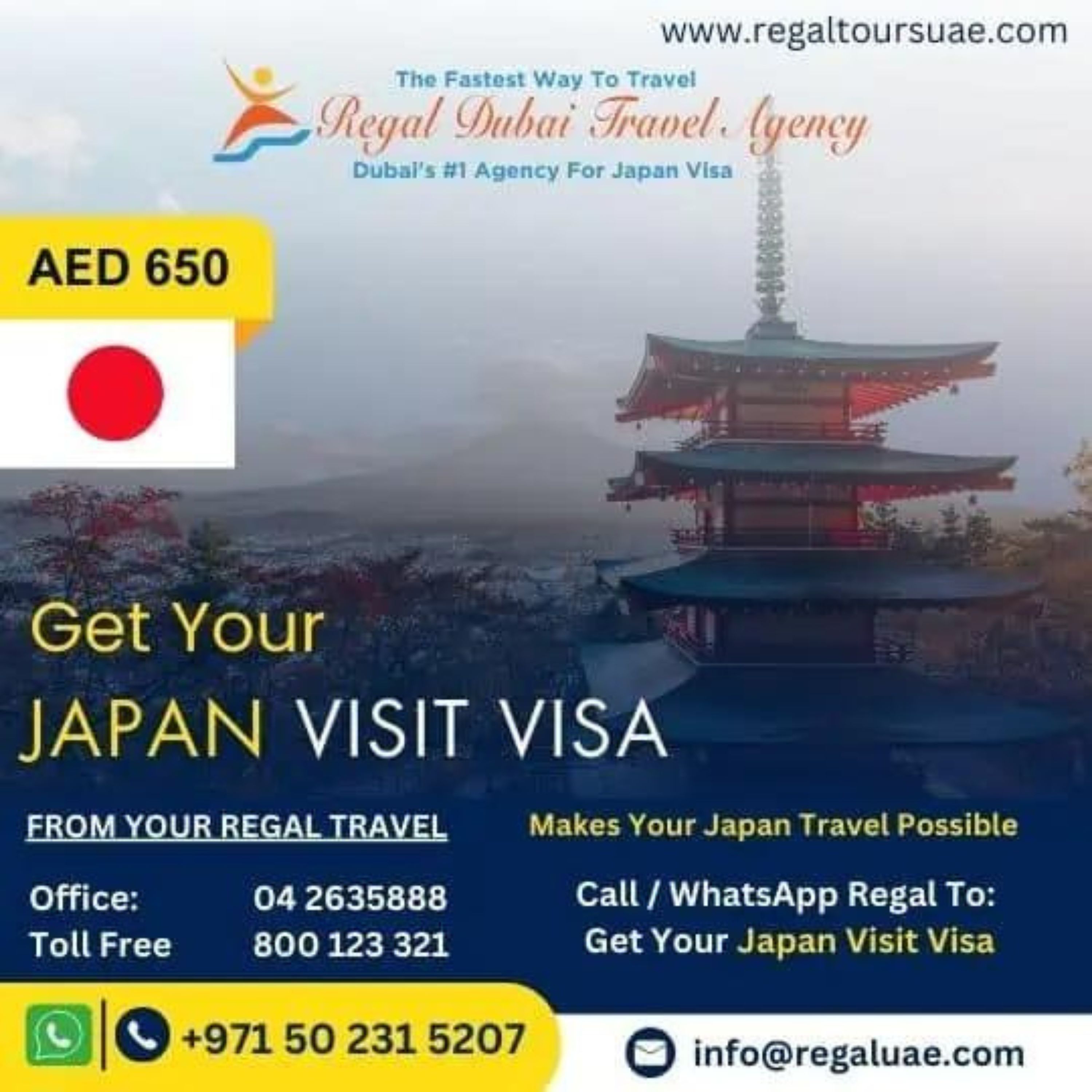 Explore Japan Visa Services For Uae Residents By Regal Travels