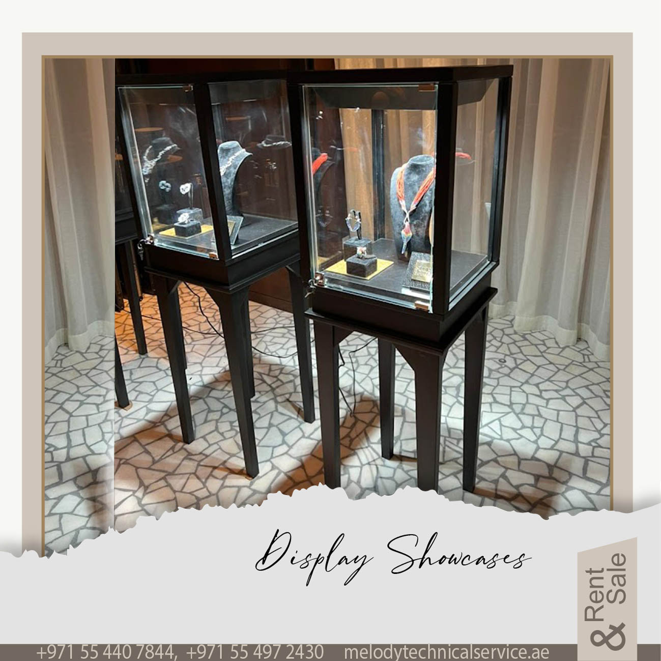 Jewellery Display Showcase Free Delivery In Dubai Special Offer