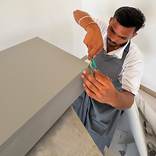 Kitchen Wrapping Using Vinyl in Dubai