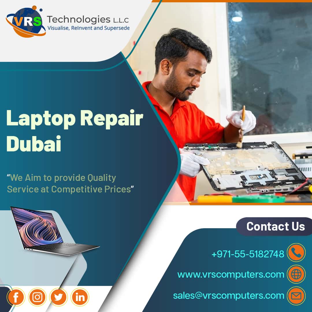 Laptop Repair Service In Dubai Vrs Technologies Llc