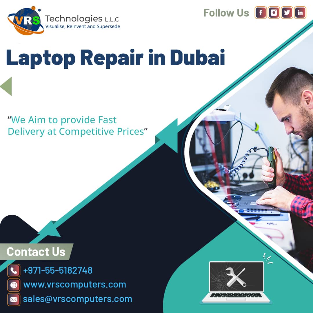 Laptop Repair In Dubai By Vrs Technologies Llc