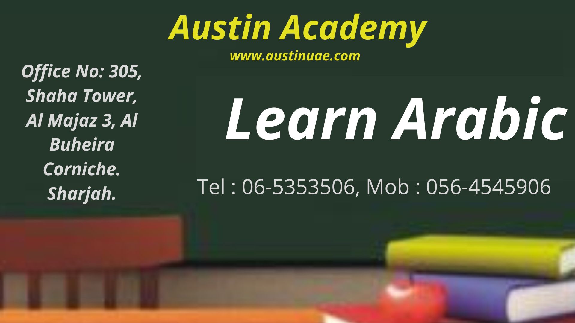 Arabic Language Classes With Best Discount In Sharjah 0502870097