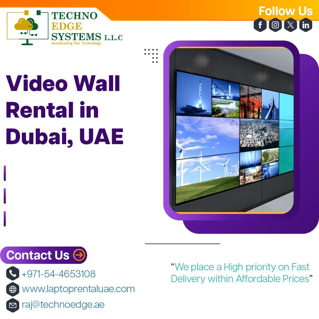 Choosing The Right Video Wall Rental In Dubai, Uae For Your Event
