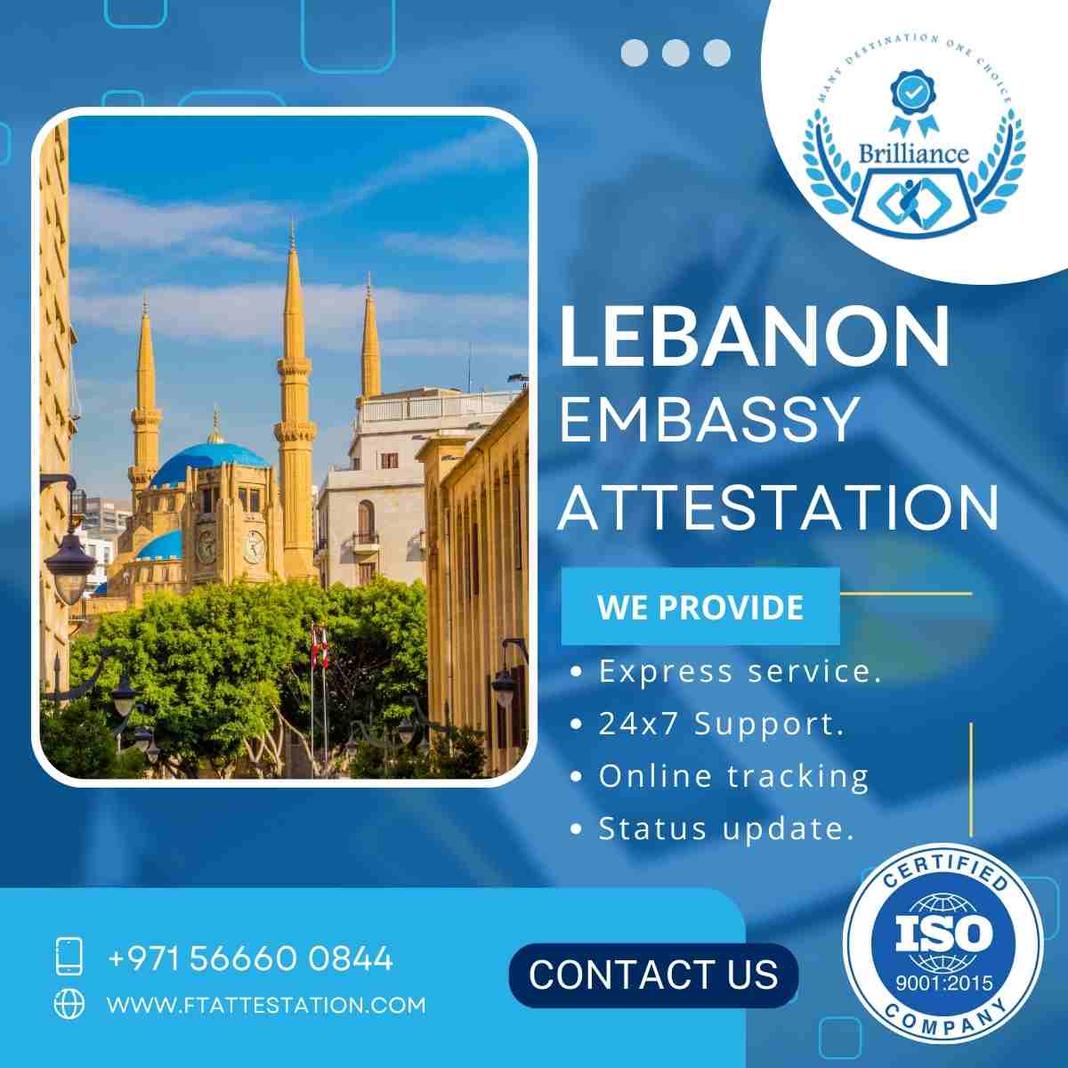 Professional Attestation From Lebanon Embassy