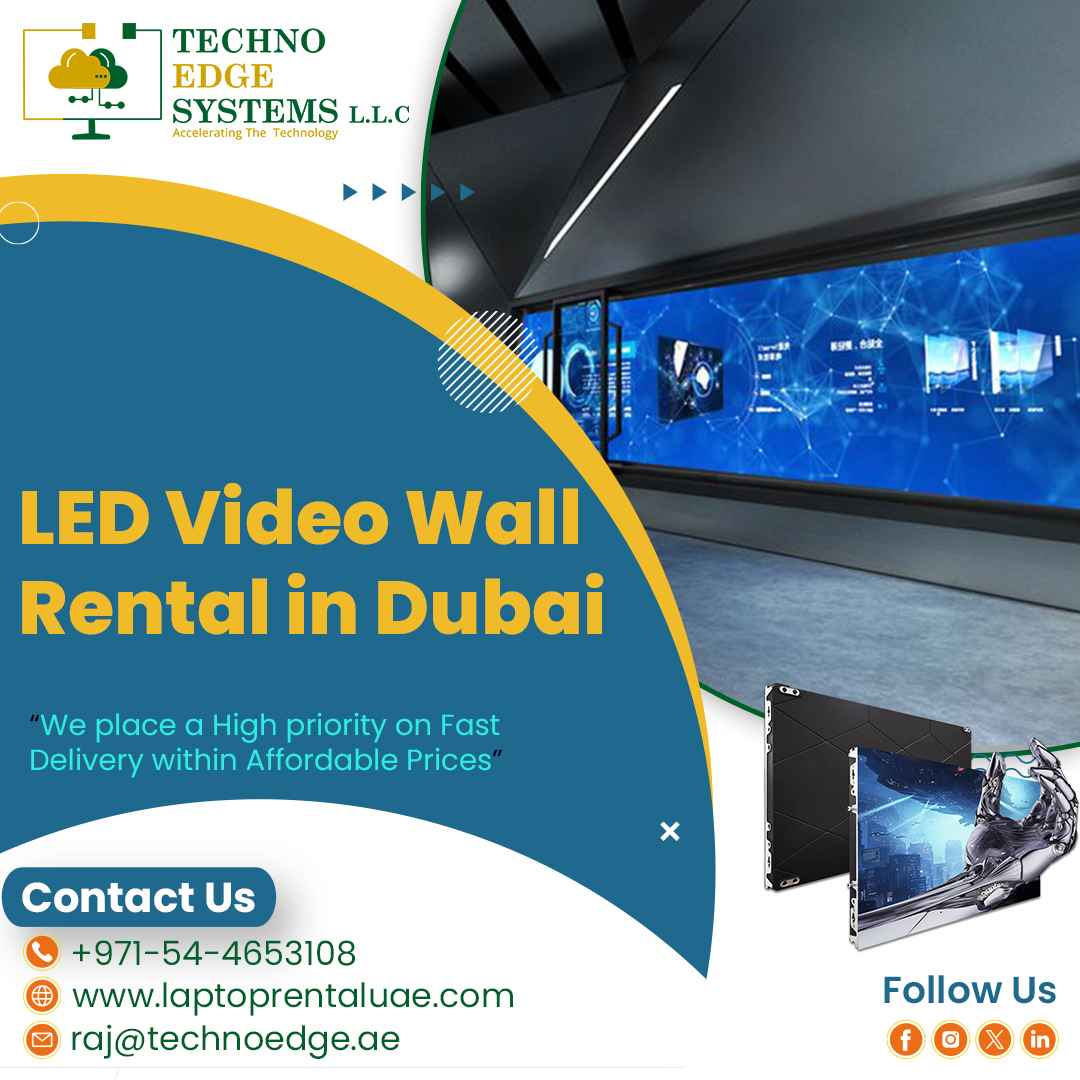 Captivate Your Attendees With Stunning Video Wall Rentals In Dubai, Uae