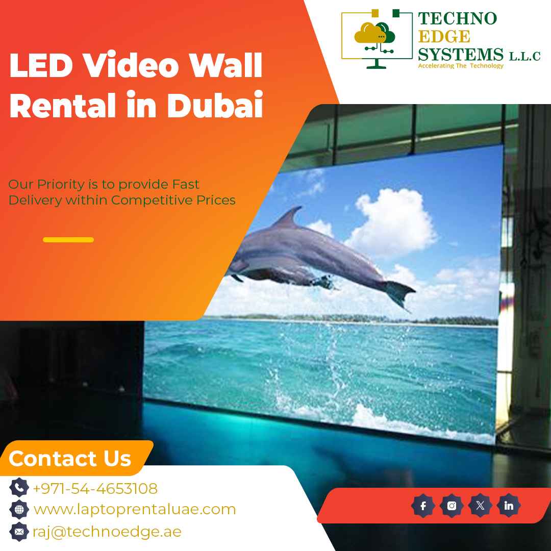 Showcase Your Business With Led Video Wall Rentals In Dubai, Uae