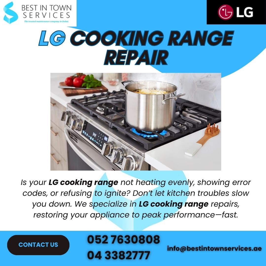 Lg Cooking Range Repair Services in Dubai