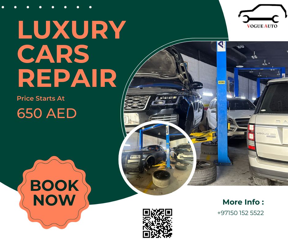 Range Rover And Rolls Royce Maintenance Garage In Dubai