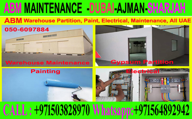 Fit Out Maintenance Ajman Dubai Sharjah Abudhabi 0503828970