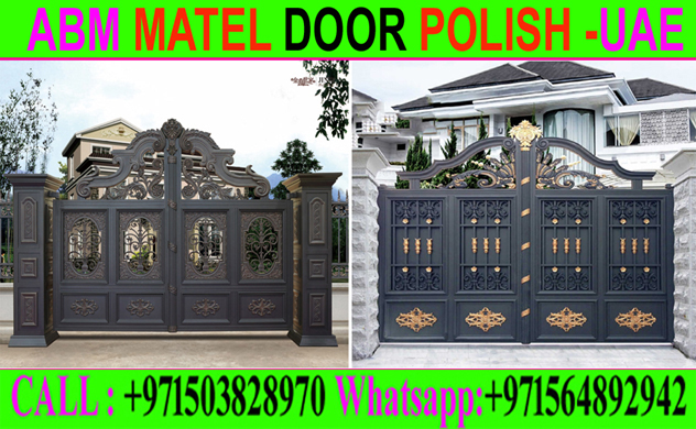 Aluminum Main Gate Fixing Contractor In Ajman , Dubai, Sharjah