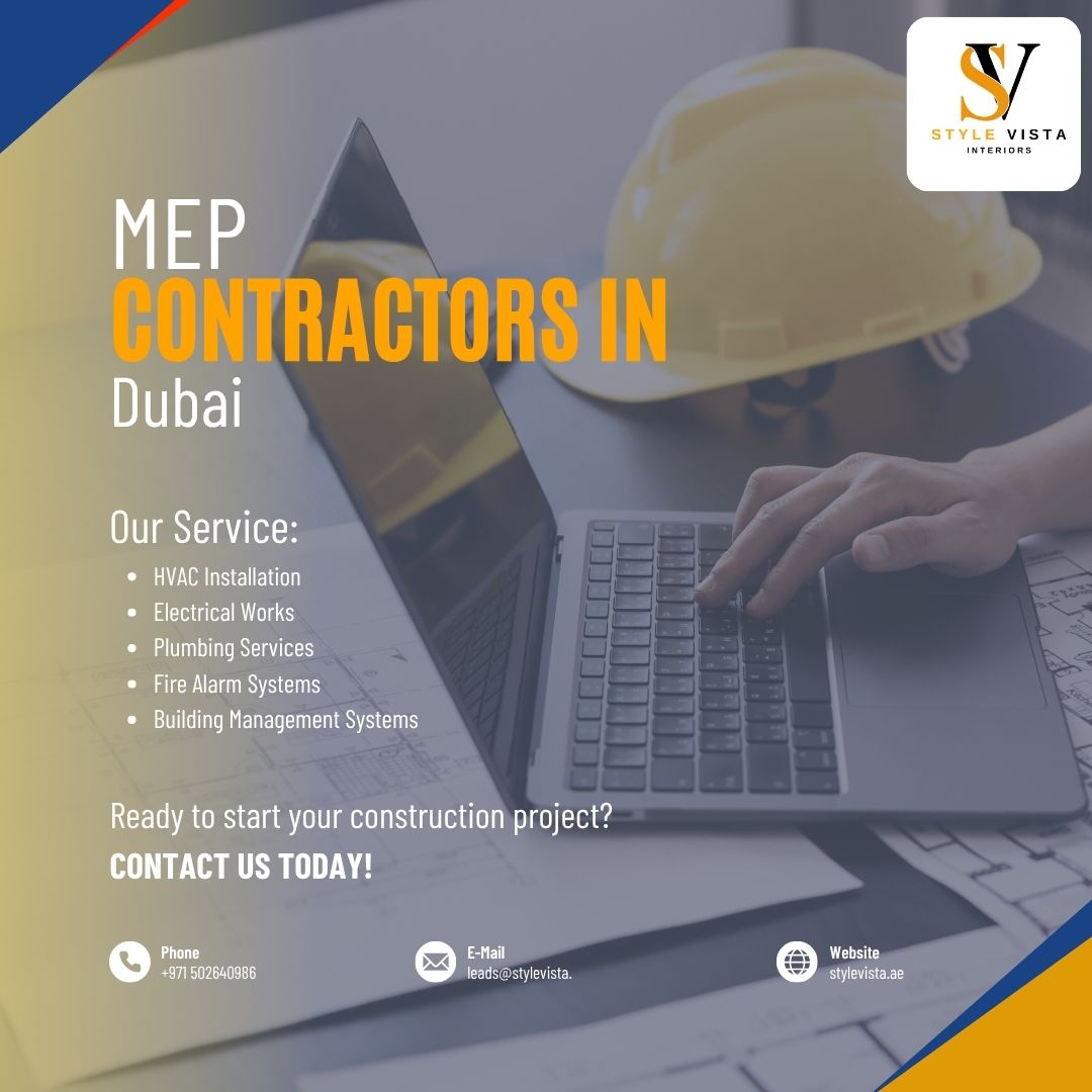 Mep Design And Build For Retail Uae in Dubai