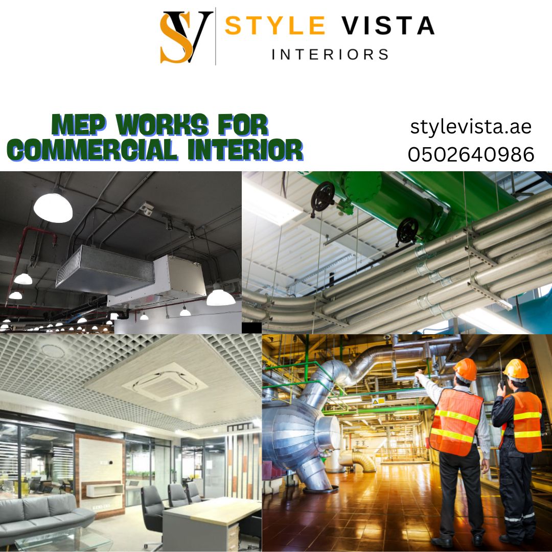 Mep Works For Commercial Interiors Uae in Dubai