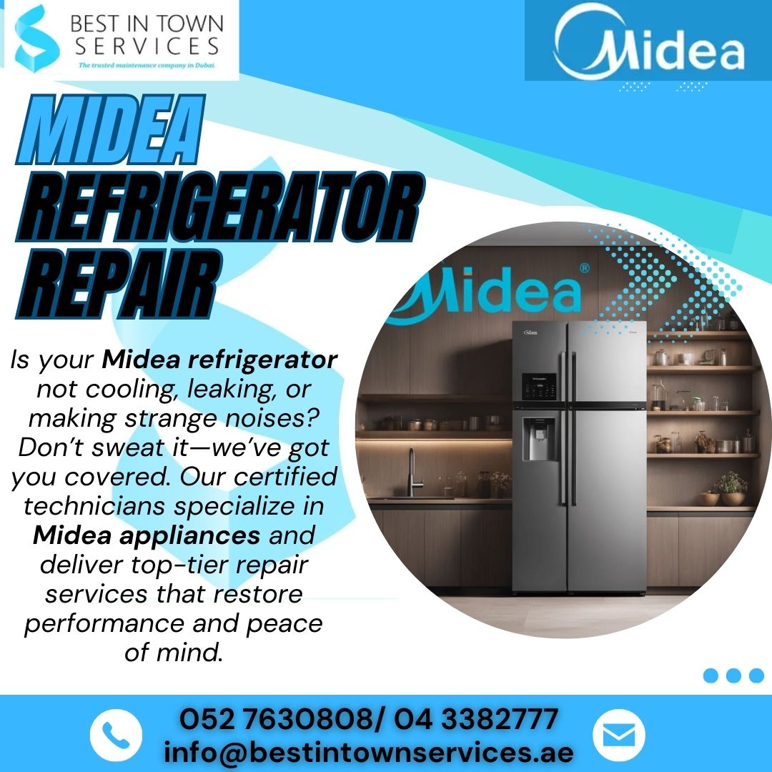 Midea Refrigerator Repair Services in Dubai